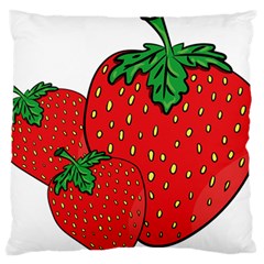 Strawberry Holidays Fragaria Vesca Standard Flano Cushion Case (two Sides) by Nexatart