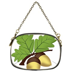 Acorn Hazelnuts Nature Forest Chain Purses (one Side)  by Nexatart