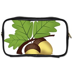 Acorn Hazelnuts Nature Forest Toiletries Bags by Nexatart