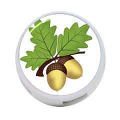 Acorn Hazelnuts Nature Forest 4-port Usb Hub (two Sides)  by Nexatart