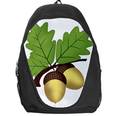 Acorn Hazelnuts Nature Forest Backpack Bag by Nexatart