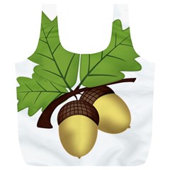 Acorn Hazelnuts Nature Forest Full Print Recycle Bags (l)  by Nexatart