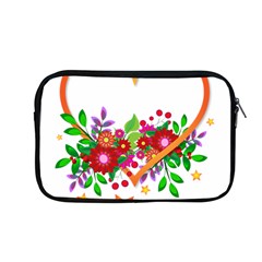 Heart Flowers Sign Apple Macbook Pro 13  Zipper Case by Nexatart