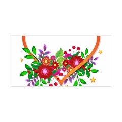 Heart Flowers Sign Yoga Headband by Nexatart