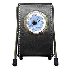 Daisy Flower Floral Plant Summer Pen Holder Desk Clocks by Nexatart