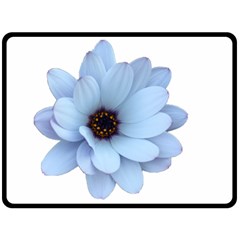 Daisy Flower Floral Plant Summer Double Sided Fleece Blanket (large) 