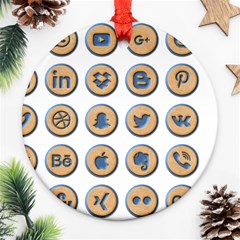 Social Media Icon Icons Social Ornament (round) by Nexatart