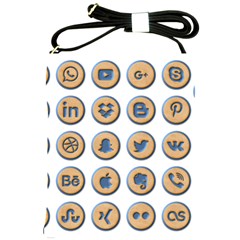 Social Media Icon Icons Social Shoulder Sling Bags by Nexatart