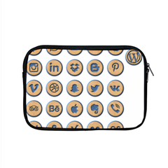 Social Media Icon Icons Social Apple Macbook Pro 15  Zipper Case by Nexatart