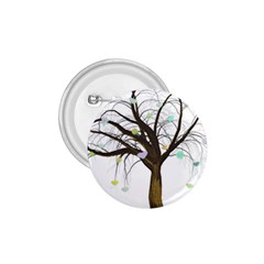 Tree Fantasy Magic Hearts Flowers 1 75  Buttons by Nexatart