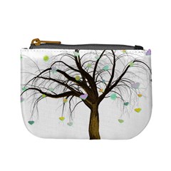 Tree Fantasy Magic Hearts Flowers Mini Coin Purses by Nexatart