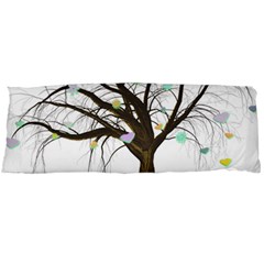 Tree Fantasy Magic Hearts Flowers Body Pillow Case (dakimakura) by Nexatart