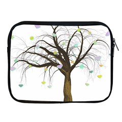 Tree Fantasy Magic Hearts Flowers Apple Ipad 2/3/4 Zipper Cases by Nexatart