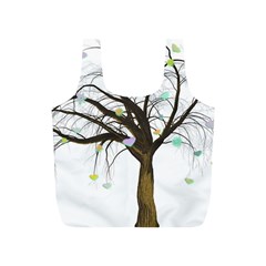 Tree Fantasy Magic Hearts Flowers Full Print Recycle Bags (s)  by Nexatart