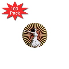 Woman Power Glory Affirmation 1  Mini Magnets (100 Pack)  by Nexatart