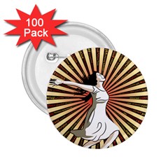 Woman Power Glory Affirmation 2 25  Buttons (100 Pack)  by Nexatart