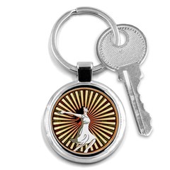 Woman Power Glory Affirmation Key Chains (round)  by Nexatart