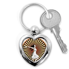 Woman Power Glory Affirmation Key Chains (heart)  by Nexatart