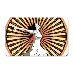 Woman Power Glory Affirmation Magnet (rectangular) by Nexatart