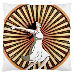 Woman Power Glory Affirmation Large Cushion Case (one Side) by Nexatart