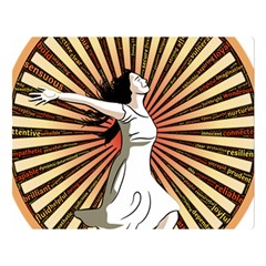 Woman Power Glory Affirmation Double Sided Flano Blanket (large)  by Nexatart