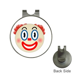 Clown Funny Make Up Whatsapp Hat Clips With Golf Markers by Nexatart