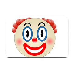 Clown Funny Make Up Whatsapp Small Doormat  by Nexatart