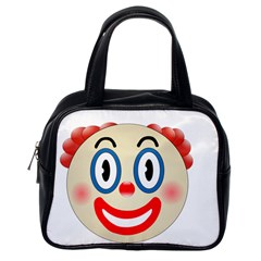 Clown Funny Make Up Whatsapp Classic Handbags (one Side) by Nexatart