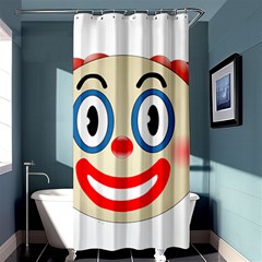 Clown Funny Make Up Whatsapp Shower Curtain 36  X 72  (stall)  by Nexatart