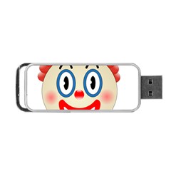 Clown Funny Make Up Whatsapp Portable Usb Flash (one Side) by Nexatart