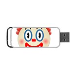 Clown Funny Make Up Whatsapp Portable USB Flash (Two Sides) Front