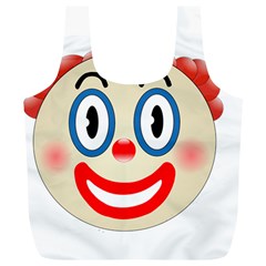 Clown Funny Make Up Whatsapp Full Print Recycle Bags (l)  by Nexatart