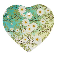 Springtime Scene Ornament (heart) by linceazul