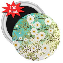 Springtime Scene 3  Magnets (100 Pack) by linceazul