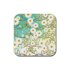 Springtime Scene Rubber Coaster (square)  by linceazul