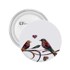 Birds Abstract Exotic Colorful 2 25  Buttons by Nexatart