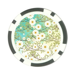 Springtime Scene Poker Chip Card Guard by linceazul