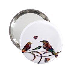 Birds Abstract Exotic Colorful 2 25  Handbag Mirrors by Nexatart