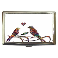 Birds Abstract Exotic Colorful Cigarette Money Cases by Nexatart