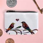 Birds Abstract Exotic Colorful Mini Coin Purses Front