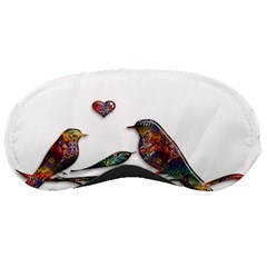 Birds Abstract Exotic Colorful Sleeping Masks by Nexatart