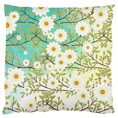 Springtime Scene Large Flano Cushion Case (one Side) by linceazul