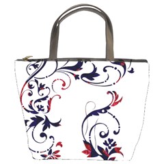 Scroll Border Swirls Abstract Bucket Bags by Nexatart