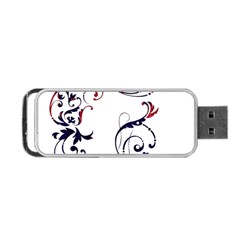 Scroll Border Swirls Abstract Portable Usb Flash (one Side) by Nexatart