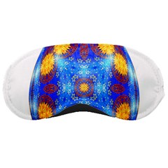 Easter Eggs Egg Blue Yellow Sleeping Masks by Nexatart