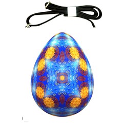 Easter Eggs Egg Blue Yellow Shoulder Sling Bags by Nexatart