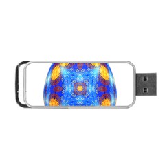 Easter Eggs Egg Blue Yellow Portable Usb Flash (one Side) by Nexatart