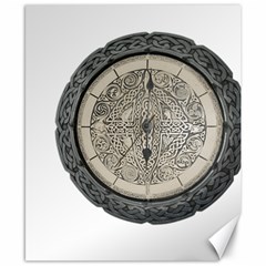 Clock Celtic Knot Time Celtic Knot Canvas 8  X 10  by Nexatart