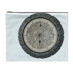 Clock Celtic Knot Time Celtic Knot Cosmetic Bag (xl)