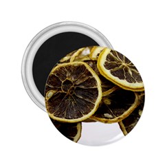 Lemon Dried Fruit Orange Isolated 2 25  Magnets by Nexatart